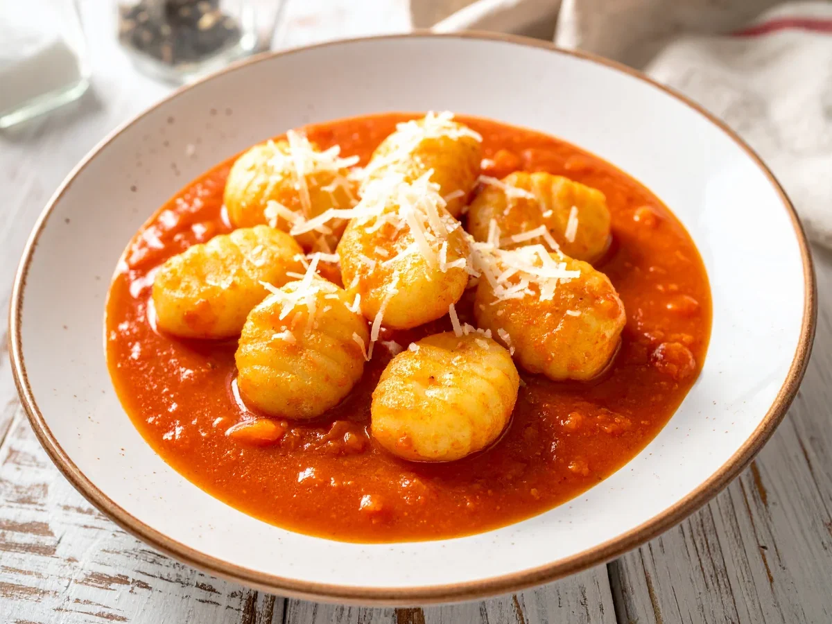 Gnocchi in Tomatensoße