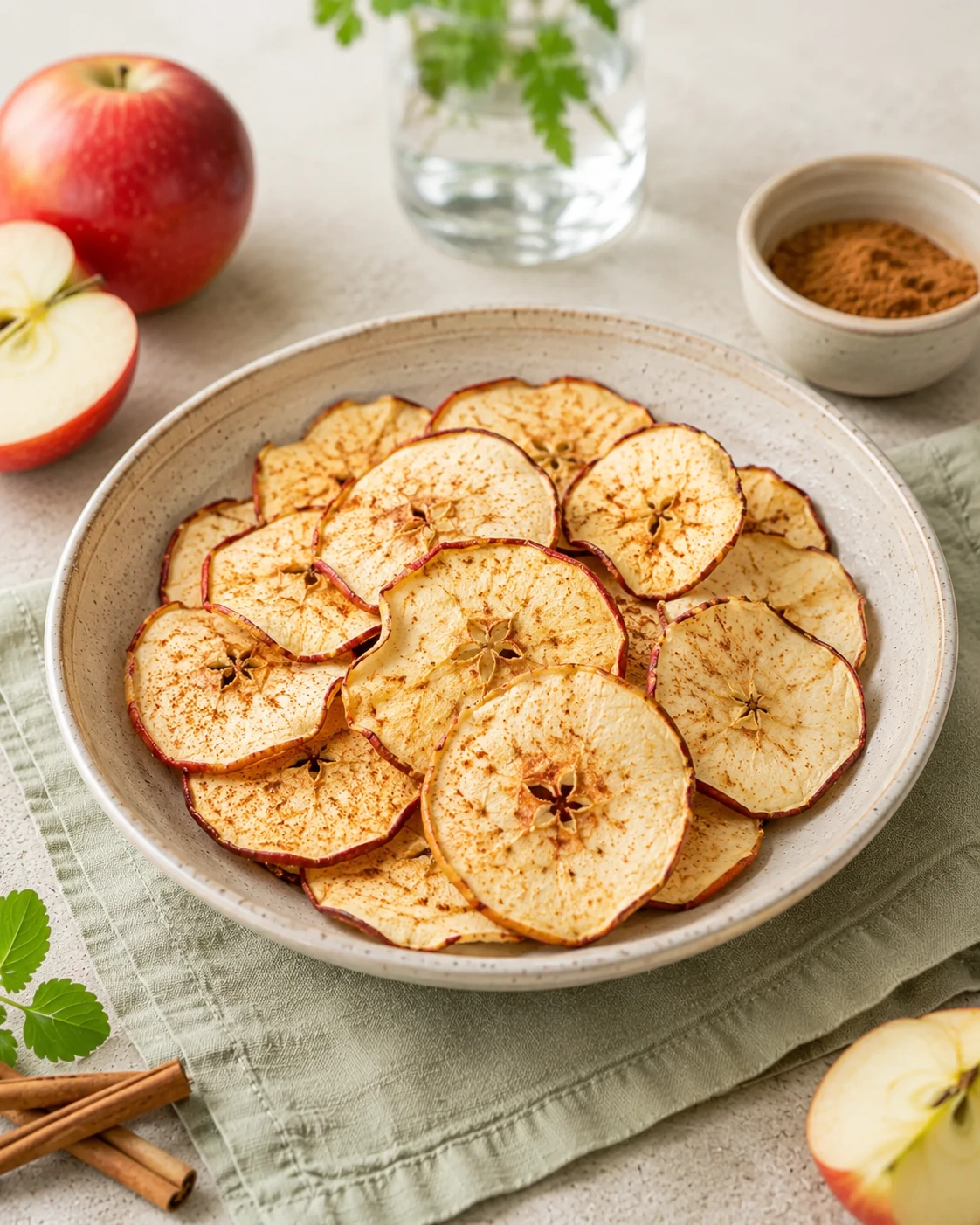 Airfryer Apfelchips