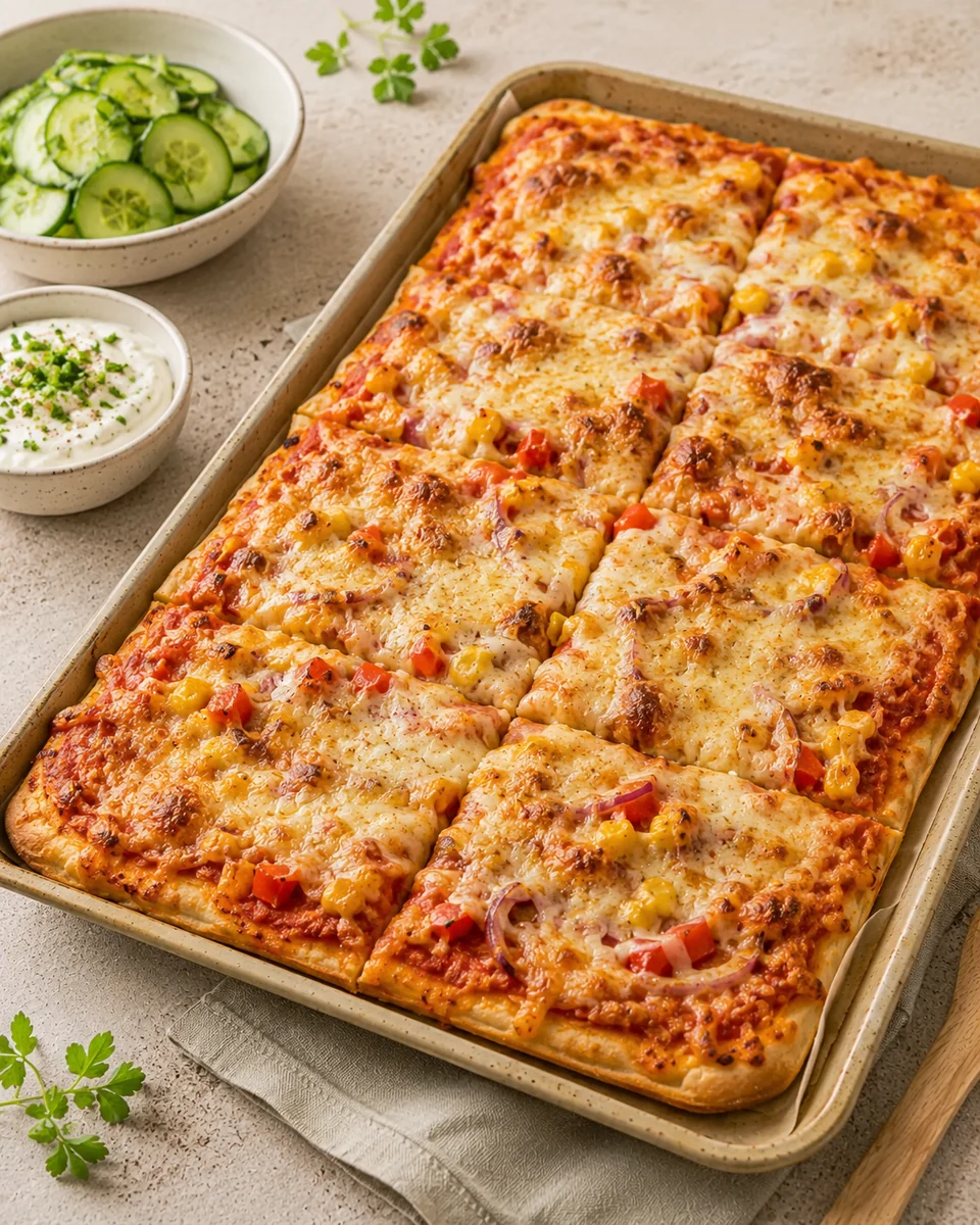 Familien-Blechpizza