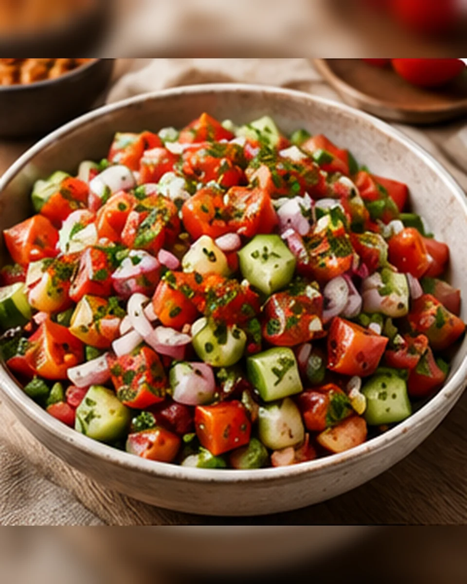 Çoban Salatası – türkischer Hirtensalat