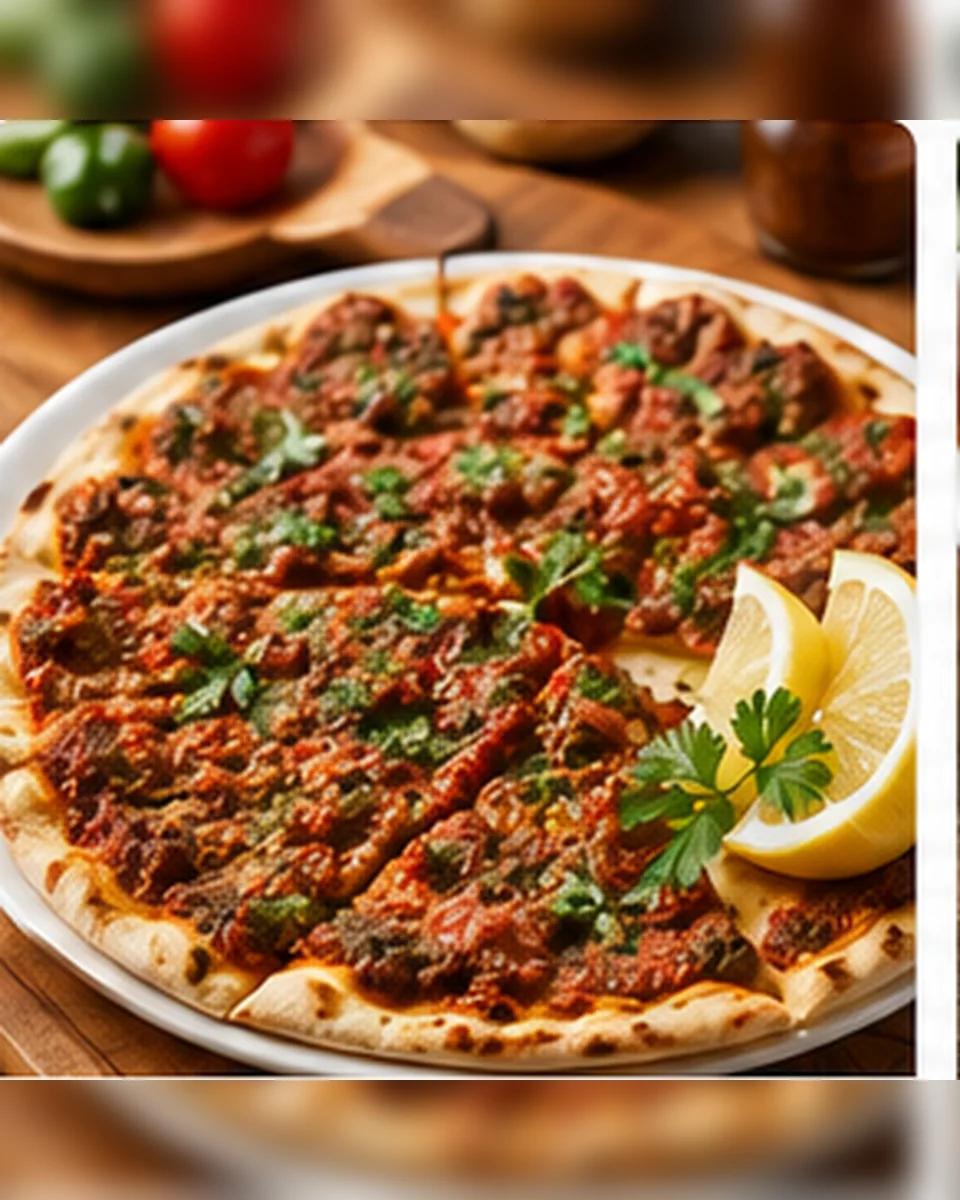Lahmacun mit Hackfleisch