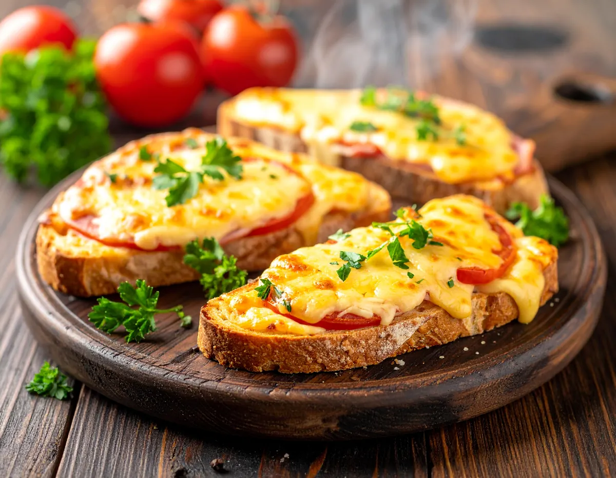 Käse-Schinken-Toast überbacken