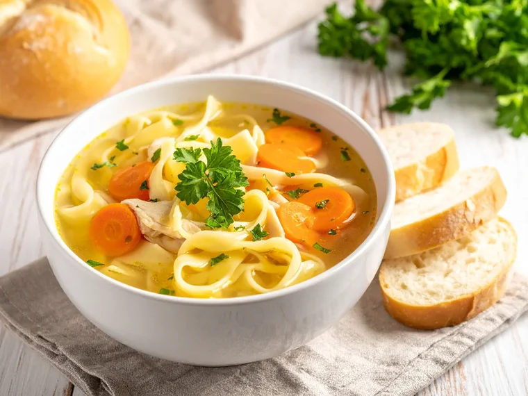 Hühnernudelsuppe